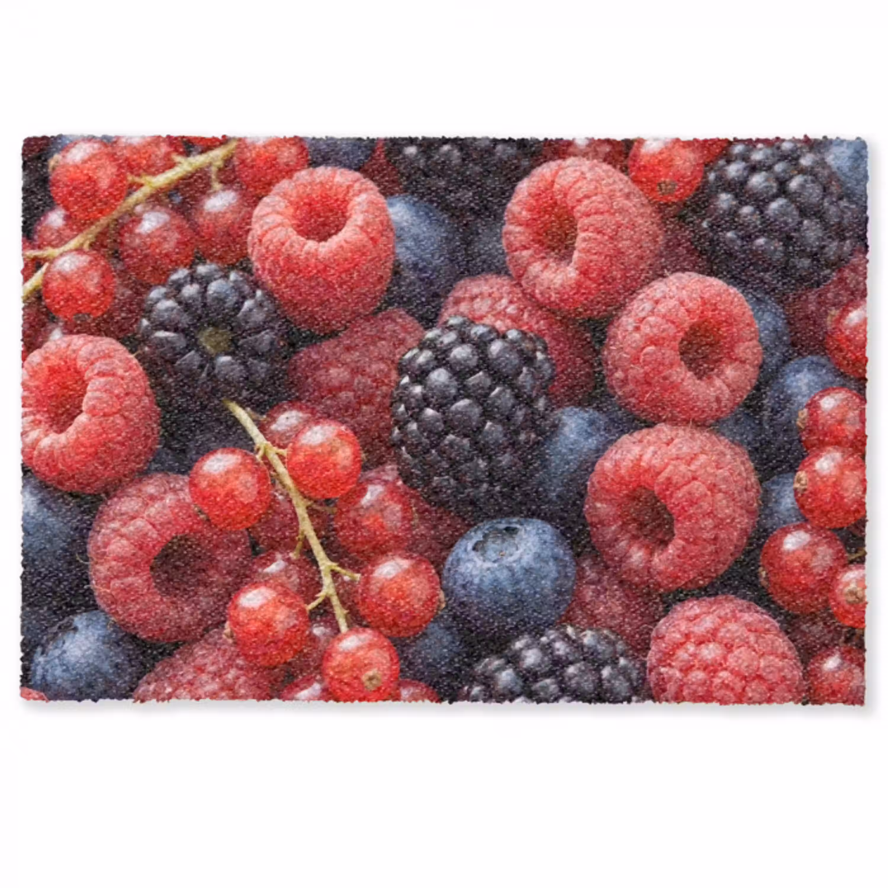 Bessen - Mix - Vers - Eten - Kleurrijk Deurmat klein -zkaufland3d