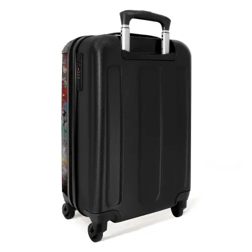 Chimpansee voor graffiti muur NBS - Handbagage koffer - Unisex middel -achterkant