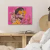 Zonnebril - Oranje - Vrouw - Planten PET vilt klein -sfeer3