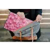Roze - Schuim - Bubbels laptophoes neopreen klein -tas