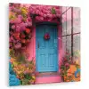 Bloemen - Deur - Roze plexiglas 5mm klein -zzzproduct_nieuw