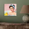 Badkamer - Eend - Blauw aluminium wit klein -sfeer2