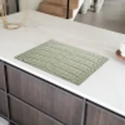 Krokodillenleer - Schubben - Groen Inductie beschermer vinyl 3mm klein -sfeer8