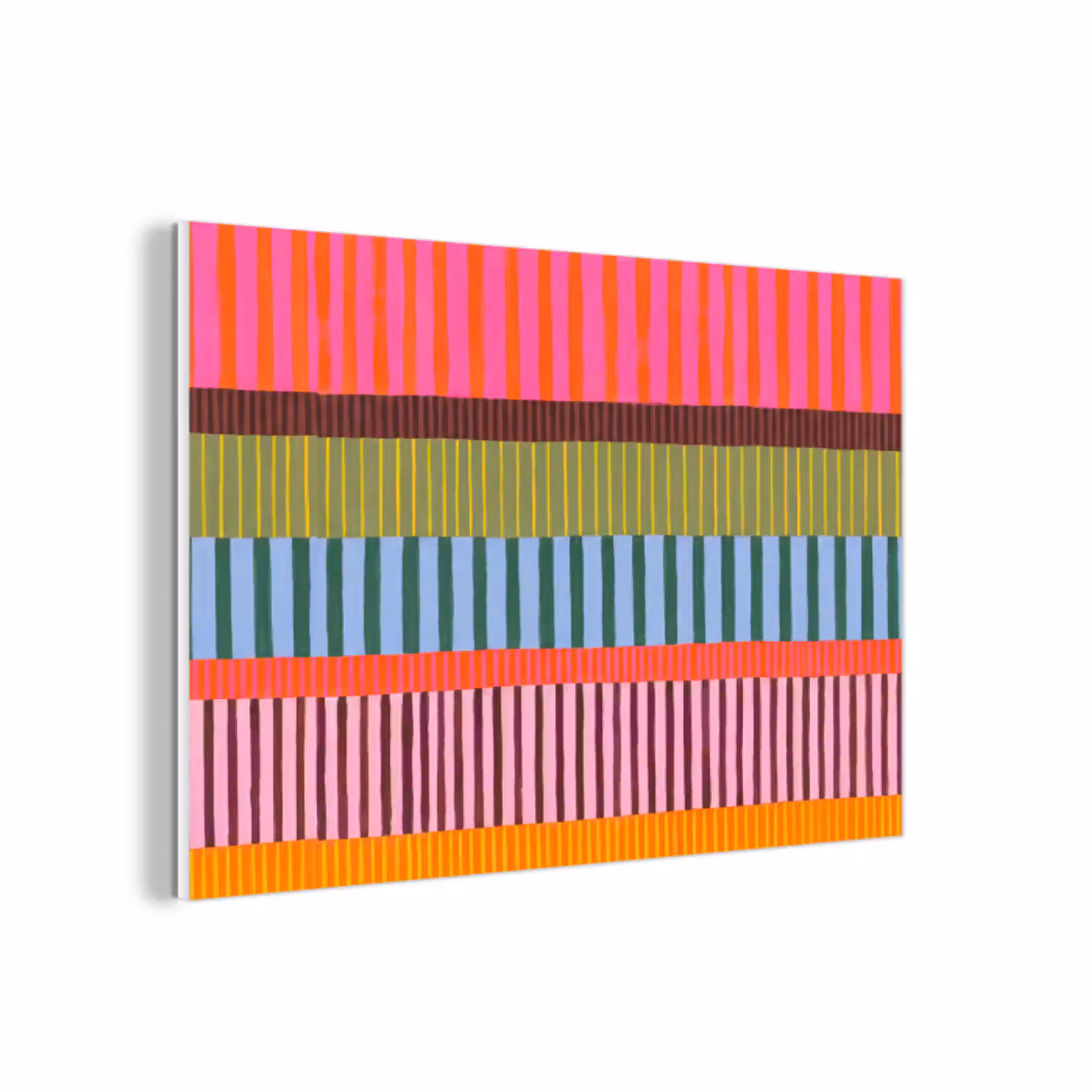 Abstract - Strepen - Modern - Kleurrijk - Kunst forex 5mm xxl -3d
