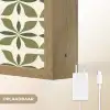 Botanisch - Retro - Groen Light Box met batterij (Wandlamp) middel 907 -USP_websiteoplaadbaarNL