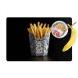 Friet - Porselein - Delfts blauw - Eten Placemat vinyl groot -zzzproduct_Kitchenyeah-website