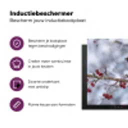 Pestvogel - Bessen - Winter - Natuur Inductie beschermer vinyl 3mm klein -zzzzzzz-cc-usp