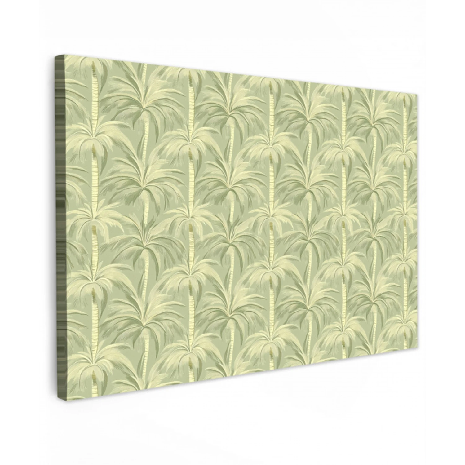 Palmwoud - Tropisch - Groen Tuinposter op houten frame 2 cm dik klein 845 -3d