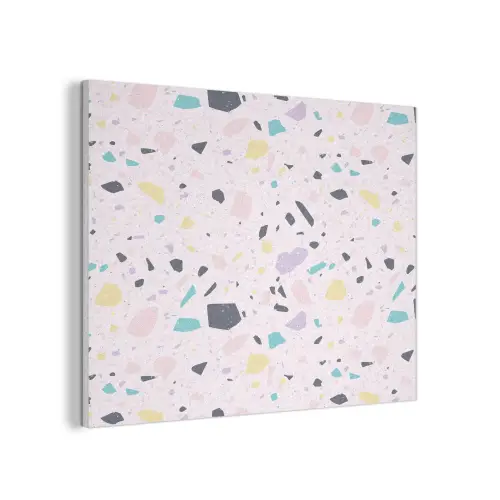 Terrazzo -  Patroon - Zacht - Snoep PET vilt klein 837 -3d