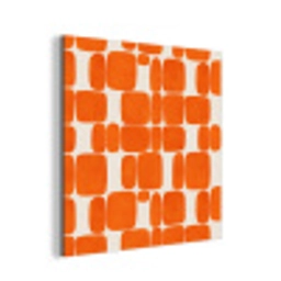 Patroon - Retro - Oranje aluminium wit klein 46 -3d