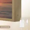 Walvis - Zon - Zee Light Box met batterij (Wandlamp) middel -USP_websiteoplaadbaarNL