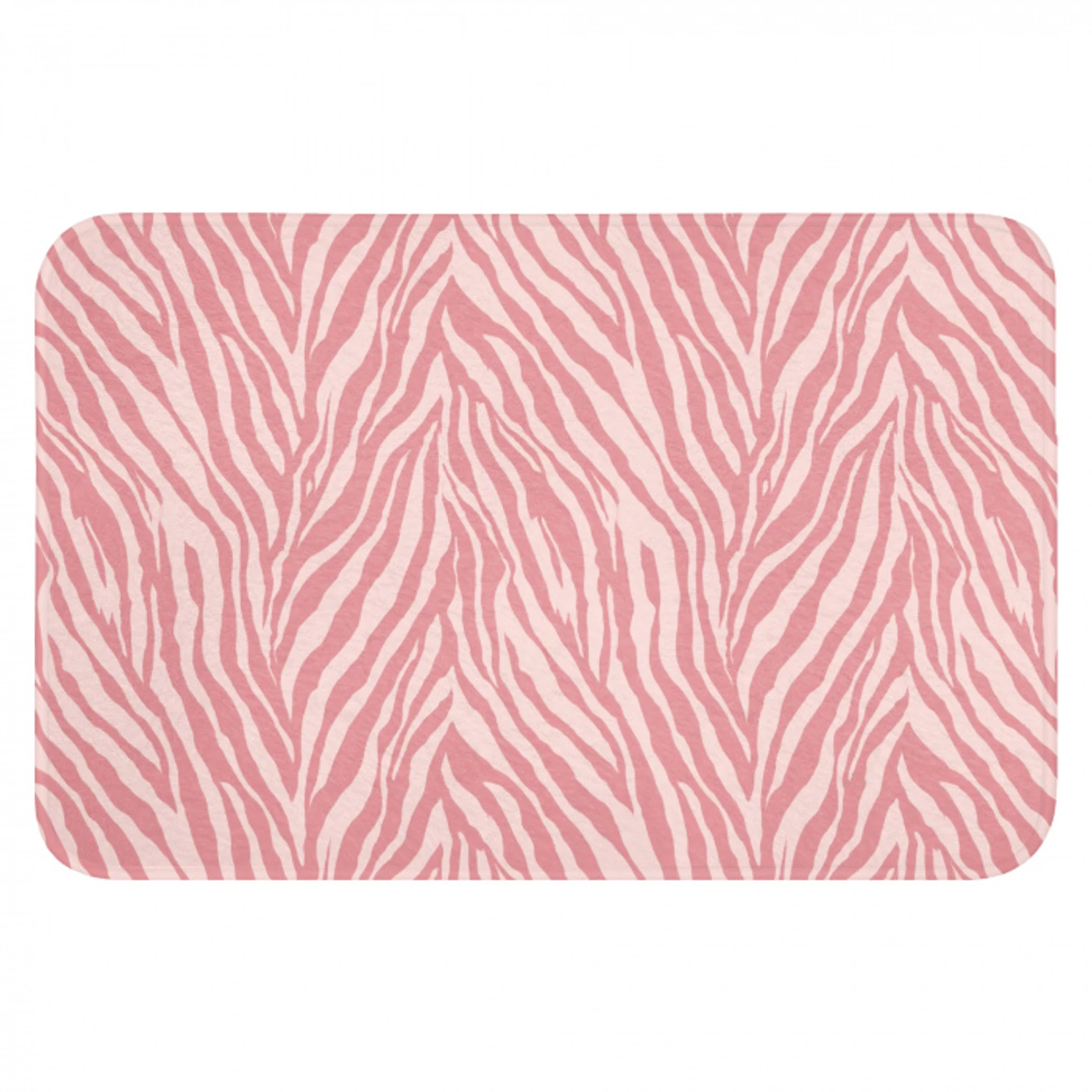 Zebra - Print - Roze Badmat klein 997 -3d