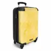 Stippen patroon geel NBS - Handbagage koffer - Kinderen Unisex middel -productfoto_3d