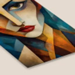Portret - Abstract - Vormen fotolijst zwart zonder passe partout klein -zsfeer6