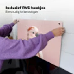 Kaketoe - Portret - Roze Inductie beschemer met haakjes klein -ky-ophangen-nl
