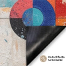 Kunst - Geometrisch - Abstract - Kleurrijk Deurmat klein -antislip_DE