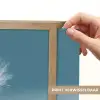 Paardenbloempluisje - Blauw - Lucht Light Box met batterij (Wandlamp) middel -USP_websiteprintNL