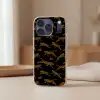 Panters - Patroon - Dieren - Zwart - Bruin Telefoonhoesje iPhone 17 Pro Max klein -sfeer2