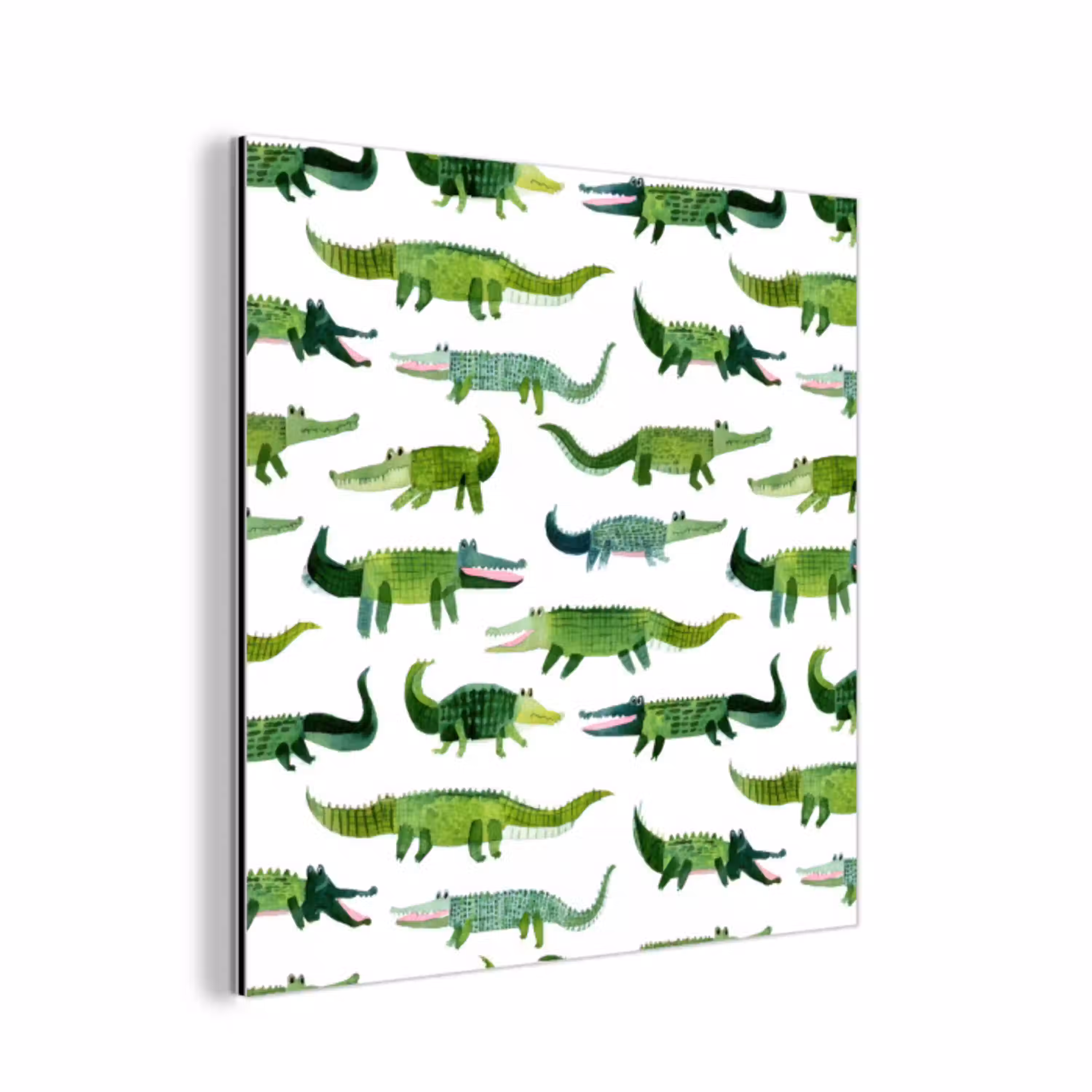 krokodillen - Speels - Groen aluminium wit klein 46 -3d