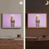 Papegaai - Koksmuts - Pilaar - Vogel Light Box met batterij (Wandlamp) middel -sfeer3
