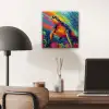 Koraal - Schildpad - Abstract - Water aluminium wit klein -sfeer5