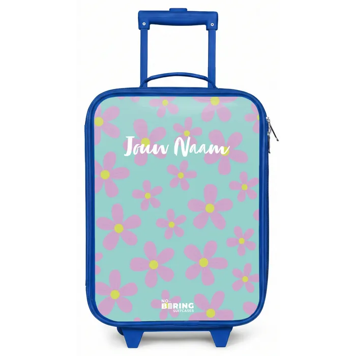 Madeliefjesmania mint Kinderkoffer - Blauw klein -zz3dotto