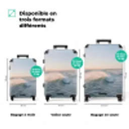 Golf - Zee - Water NBS - Handbagage koffer - Volwassenen Unisex middel zzzzzzVergelijking_3FR