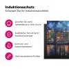 Grachten Amsterdam - Huizen - Stad - Kleurrijk Inductie beschermer vinyl 3mm klein -zzzzzzz-lf-ups