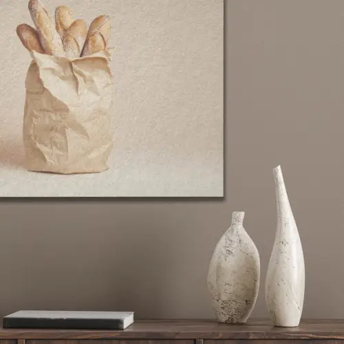 Baguette - Brood - Stokbrood - Beige PET vilt klein -sfeer6_closeup