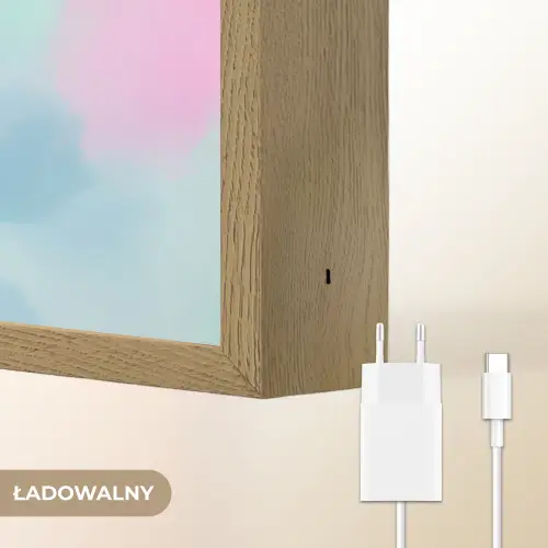 Beer - Kleurrijk - Dier Light Box met batterij (Wandlamp kind) middel -USP_websiteoplaadbaarNL