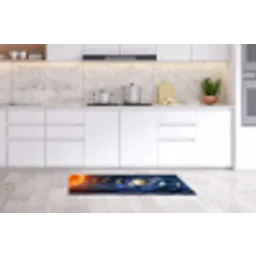 Ruimte - Zonnestelsel - Blauw Keukenloper - keukenmat middel -sfeer3