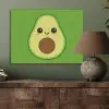 Avocado - Groen - Speels PET vilt klein -sfeer2
