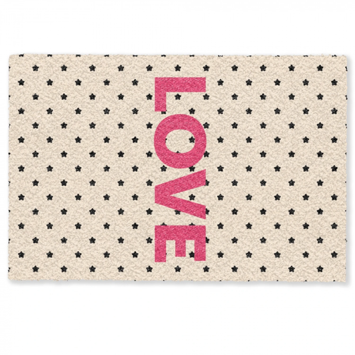 Love - Stippen - Roze Deurmat klein -zkaufland3d