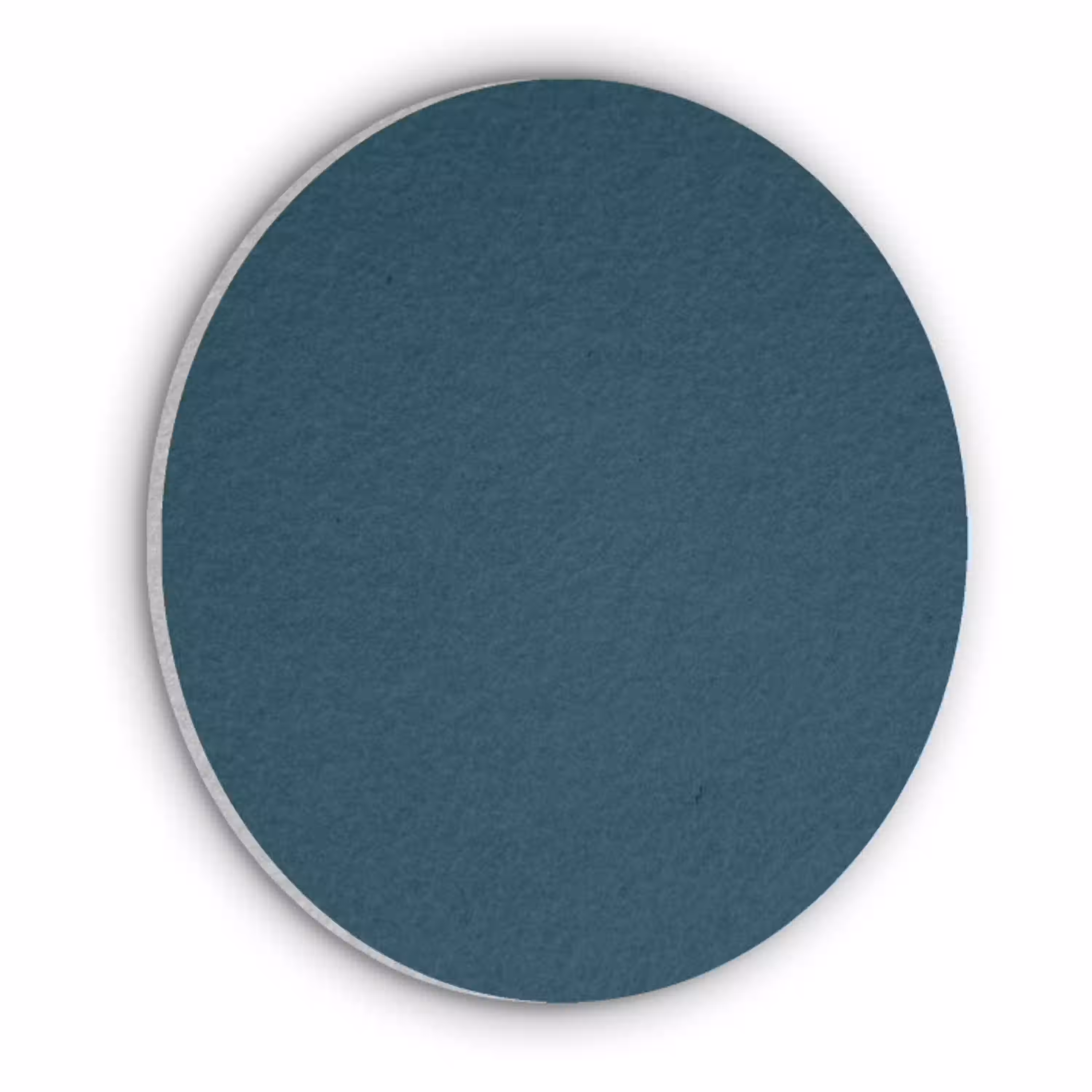 Dark - Indigo - Blauw Akoestische PET Vilt - Rond klein 838 -3d