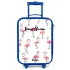 Flamingo feestje Kinderkoffer - Blauw klein -zz3dotto