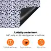 Oceaan - Bubbel - Blauw - Wit Inductie beschermer vinyl 3mm klein 276 -zzzzzzz-td-onderkant