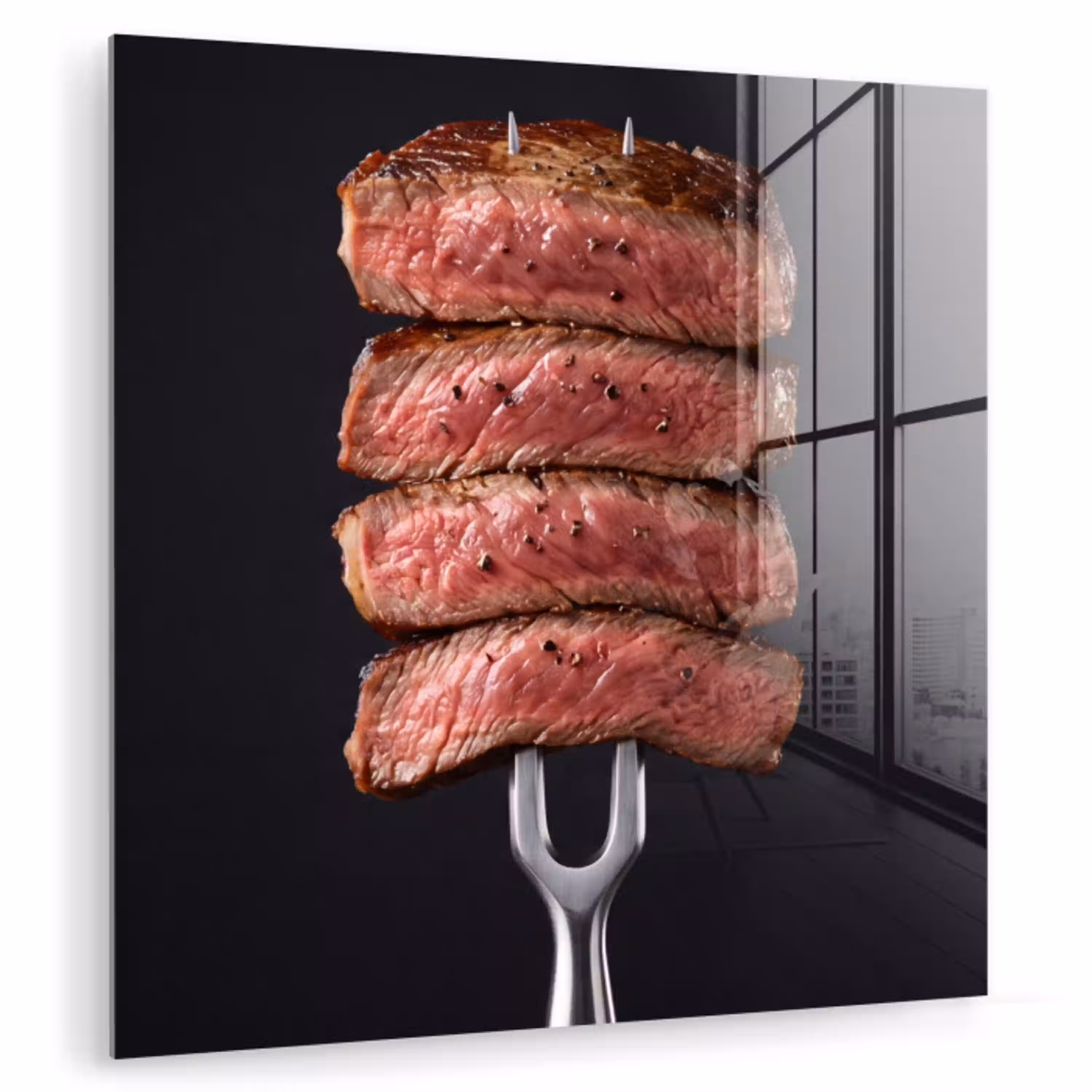 Eten - Rosé - Vork plexiglas 5mm klein -zzzproduct_nieuw