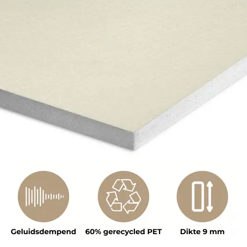 Schelpen - Blauw - Beige PET vilt klein -closeup_NL