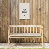 plukdedag-beige Tuinposter op houten frame 2 cm dik klein -sfeer4