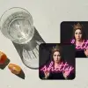 Ironisch - Tekst - Neon onderzetter kurk middel -sfeer4