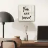 Minimalistisch - Beige - Love plexiglas 5mm klein -sfeer6