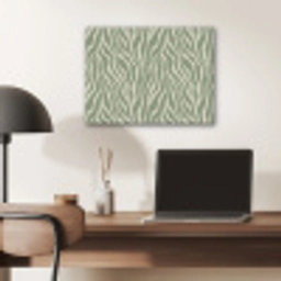 Zebra - Motief - Groen PET vilt klein 837 -sfeer5