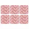 Roze - Kwarts - Goud - Marmer onderzetter kurk middel 366 -3d