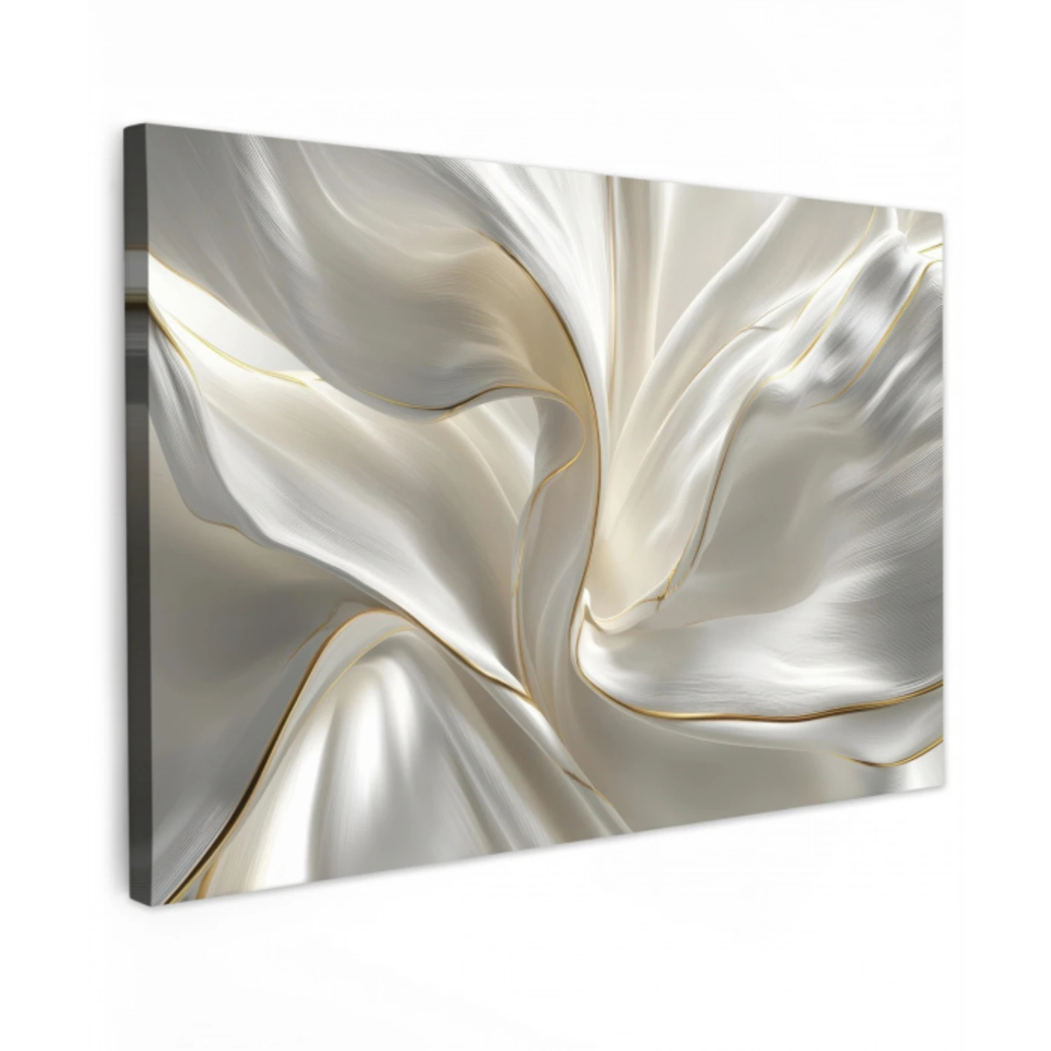 Stof - Plooien - Goud canvas 2cm klein -z3d