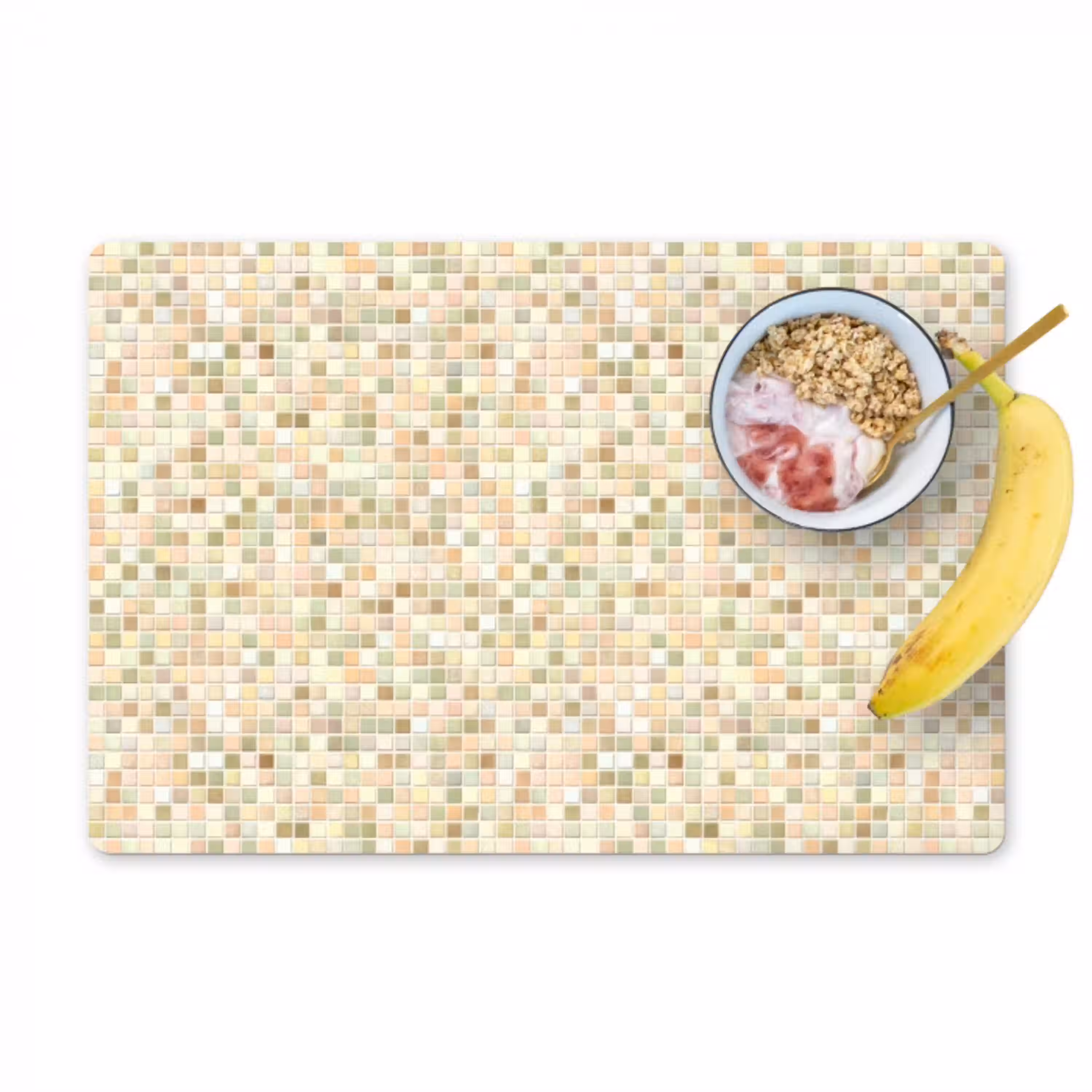Mozaïek - Patroon - Beige Placemat vinyl groot 368 -zzzproduct_Kitchenyeah-website
