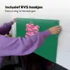Abstract - Pink - Lijnen - Groen Inductie beschemer met haakjes klein -ky-ophangen-nl