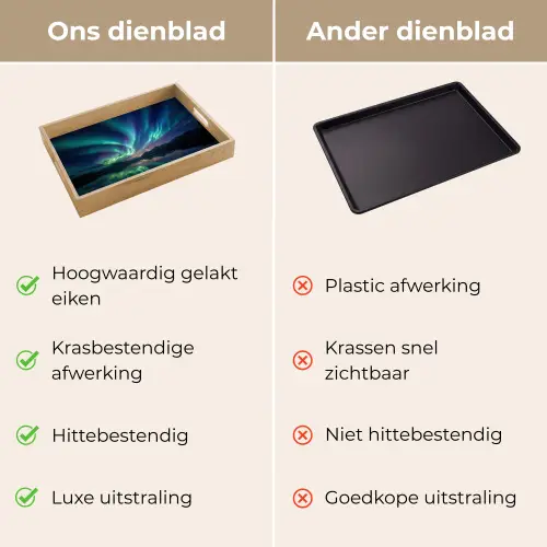 Noorderlicht - Kleurrijk - Bergmeer Dienblad Rechthoek middel -USP_VergelijkingNL