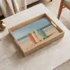 Strand - Surfbord - Pastel Dienblad Rechthoek middel -sfeer1