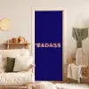Badass - Panterpint - Schaduw - Roze deurposter klein -sfeer2