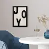 Kerst - Quote - Joy - Zwart - Feestdagen fotolijst zwart zonder passe partout klein -sfeer4